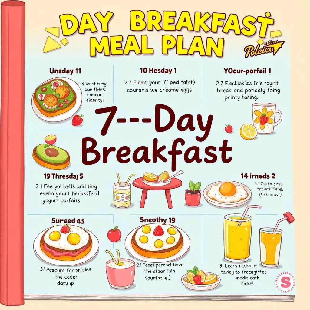 7Day Breakfast Meal Plan: Recipes and Ideas