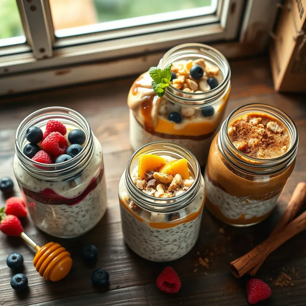 Creative Overnight Oats Breakfast Meal Prep Recipes & Flavor Combinations