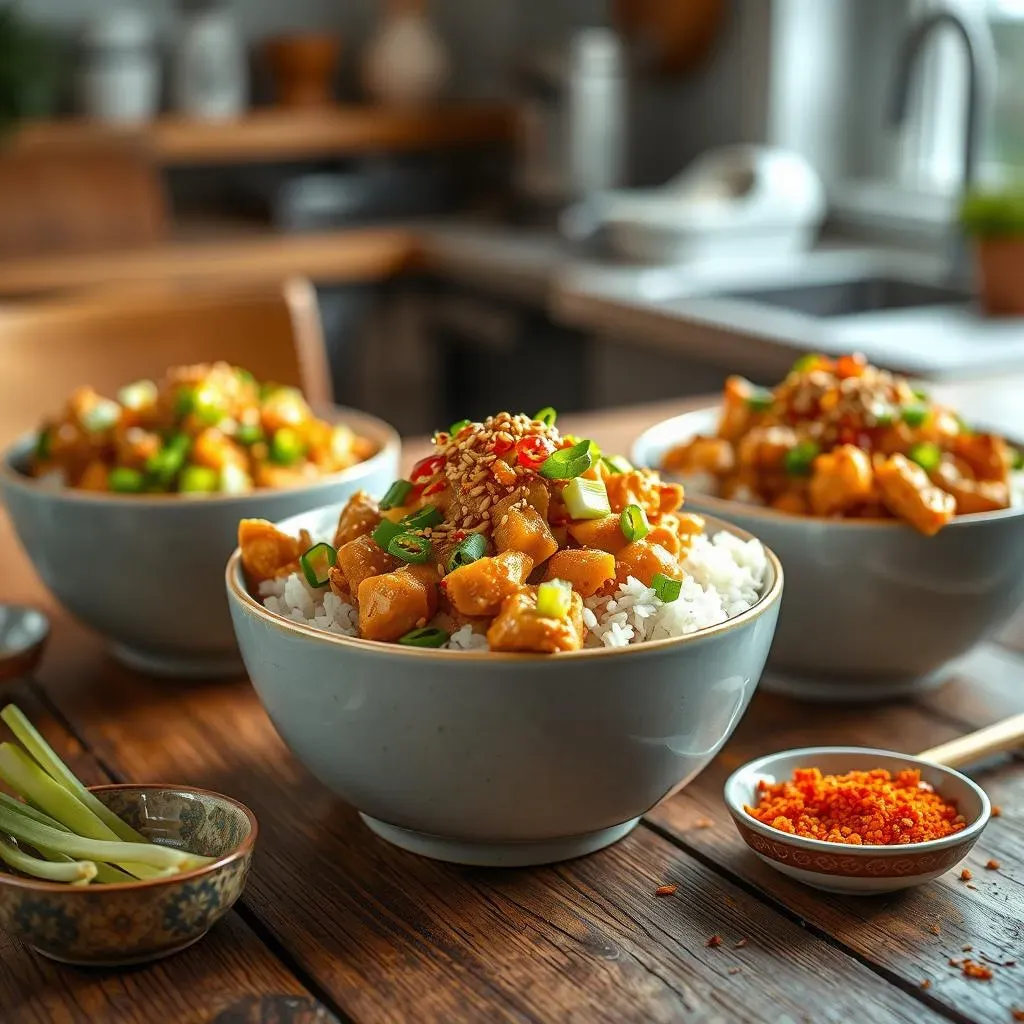 Customizing Your Chicken Rice Bowls