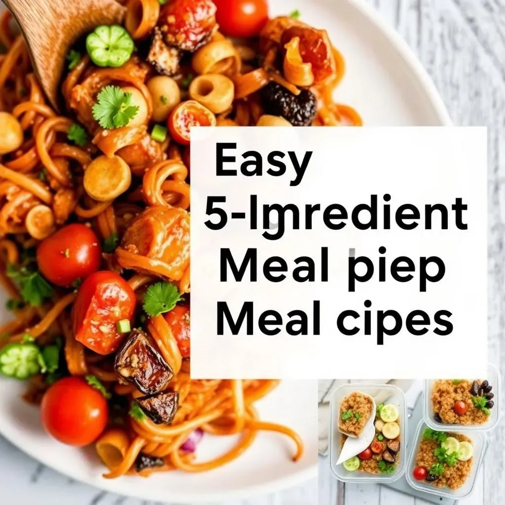 Easy 5Ingredient Meal Prep Recipes for Beginners