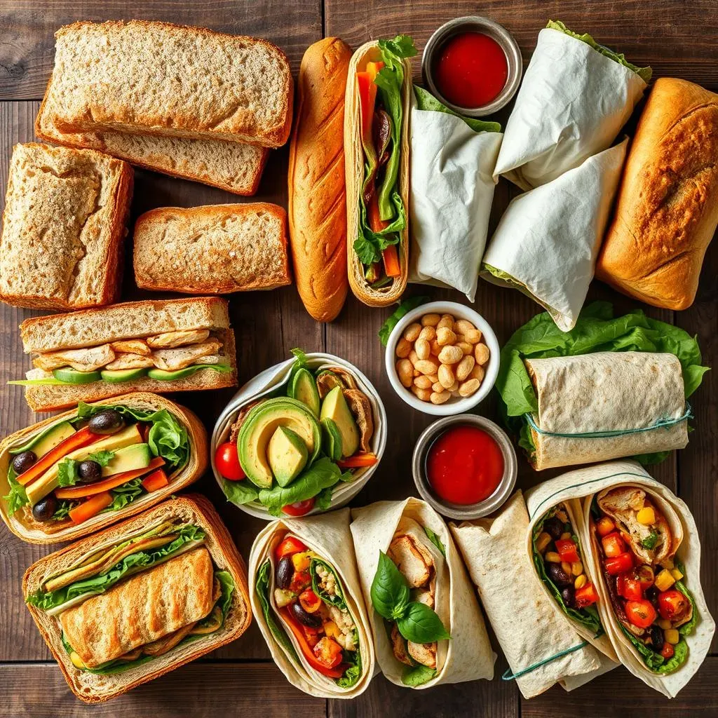 Grab and Go: Packable Sandwiches, Wraps, and Rolls for Meal Prep