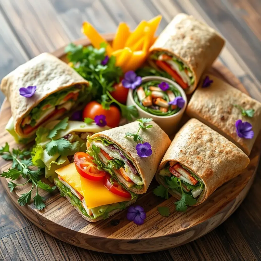 GrabandGo Goodness: Packable Sandwiches, Wraps, and Rolls with Prepped Components