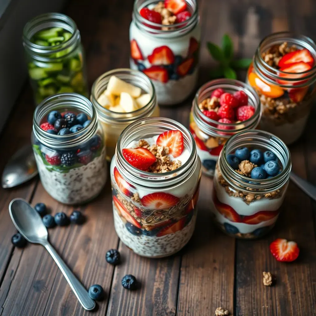 Healthy and Delicious Breakfast Meal Prep in Mason Jars