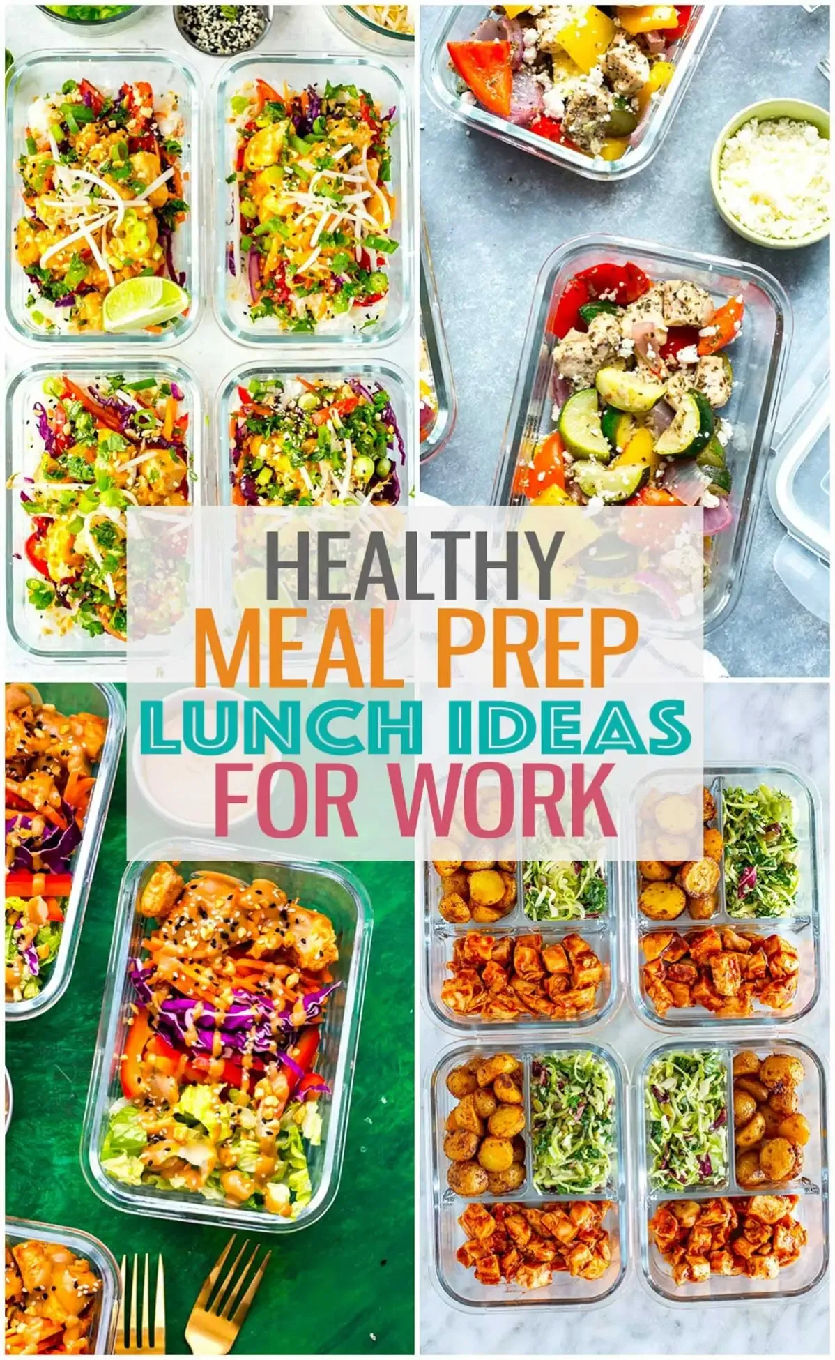 Amazing healthy lunch ideas meal prep for work