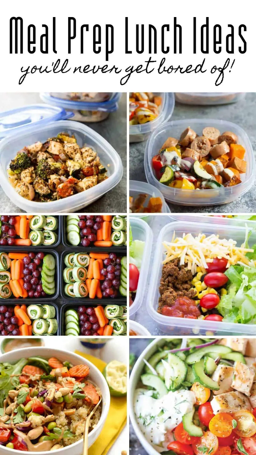21 Amazing healthy meal prep ideas for the week lunch
