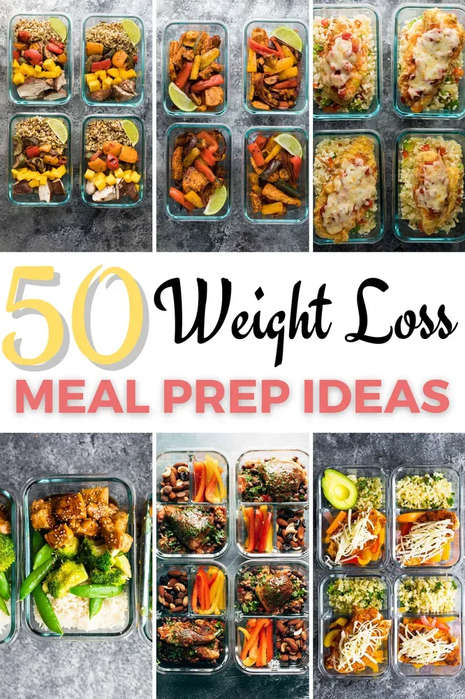 Easy healthy meal prep ideas for weight loss pinterest