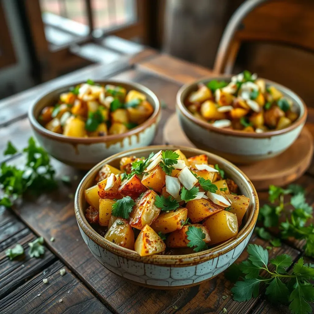 Hearty Vegetarian Potato Bowls for Meal Prepping