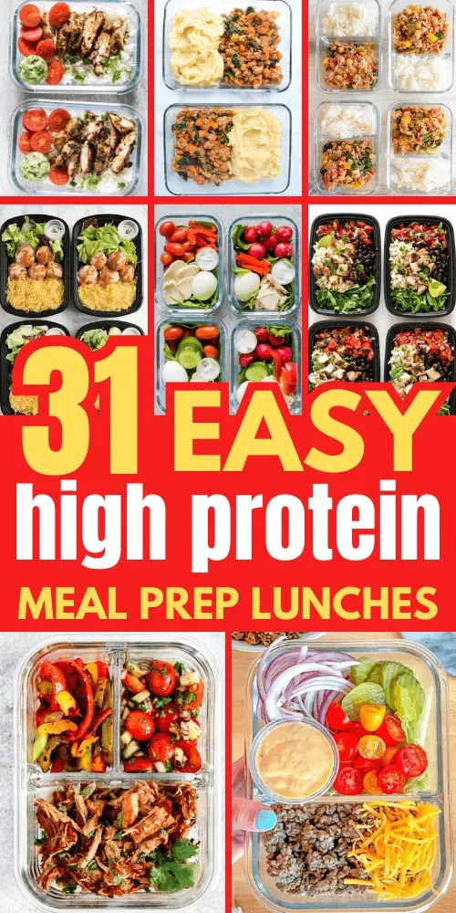 Ultimate high protein lunch ideas meal prep