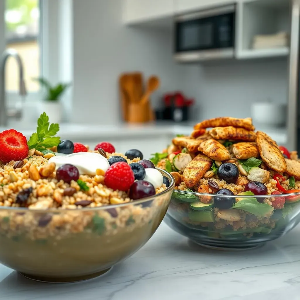 HighProtein Quinoa Meal Prep: Breakfast Bowls & Salads