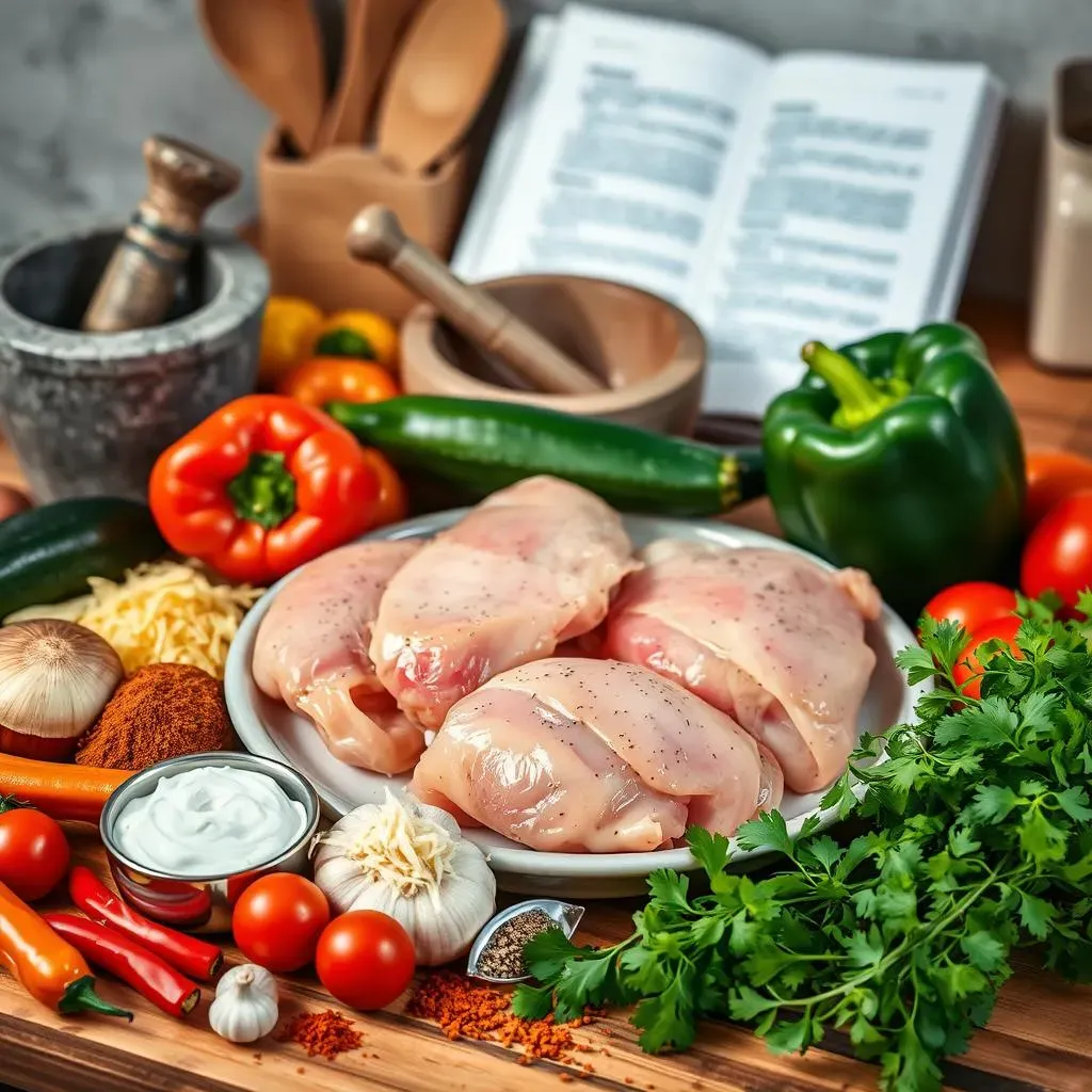 Ingredients for this HighProtein Chicken Recipe