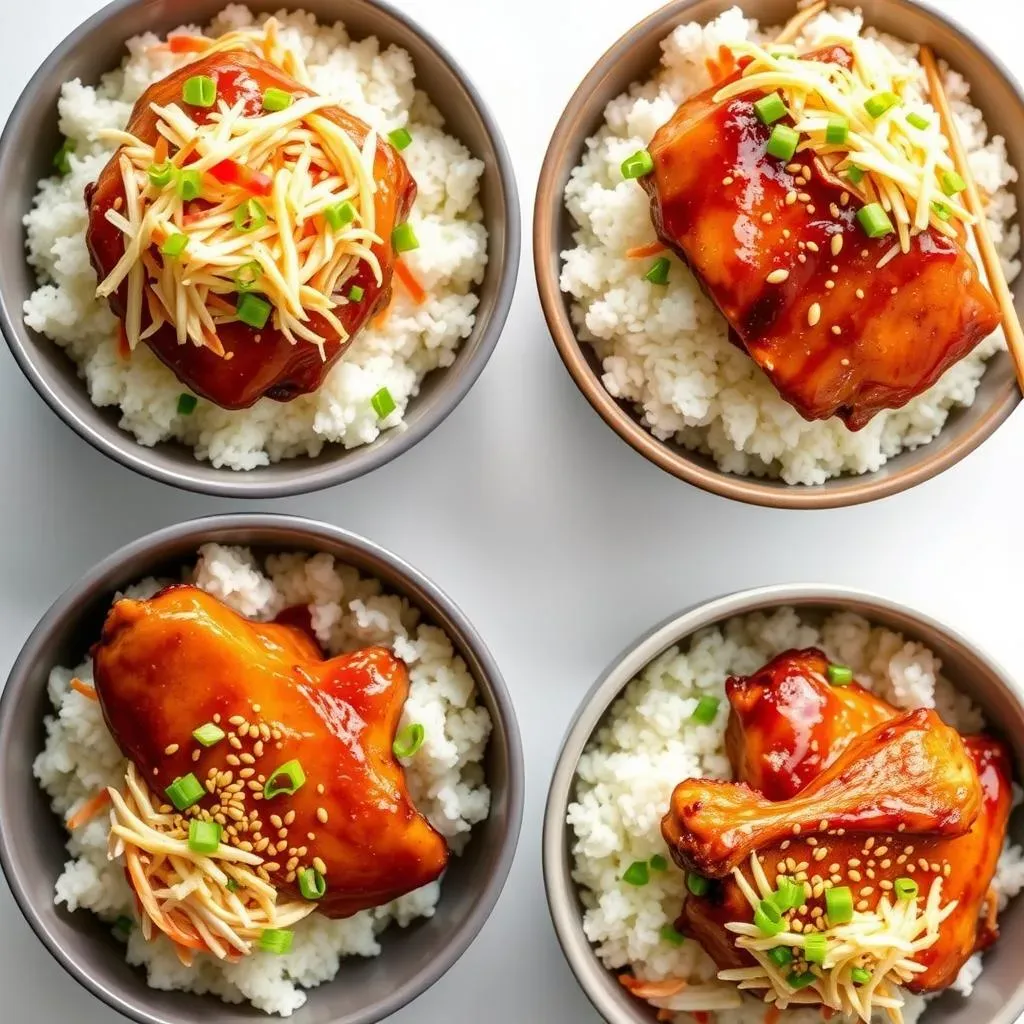 Korean Inspired Chicken Meal Prep Bowls