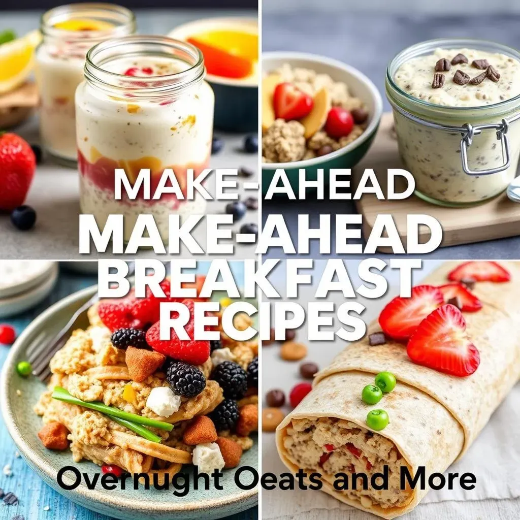 MakeAhead Breakfast Recipes: Overnight Oats and More