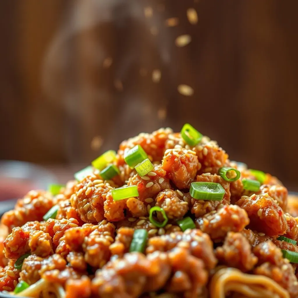 Making Firecracker Magic: The Ground Chicken Recipe
