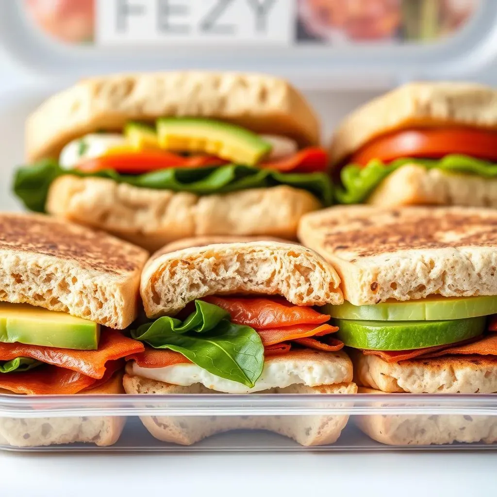 Making Healthy Freezer Breakfast Sandwiches