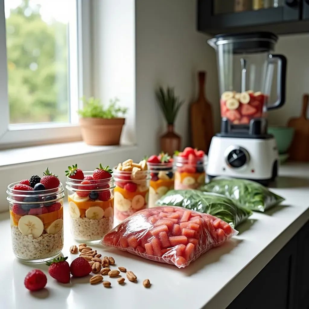 Overnight Oats and Smoothie Packs: Quick & Easy Breakfast Meal Prep
