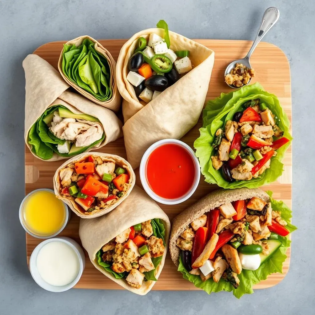 Packable & Portable: Easy Healthy Meal Prep Lunch Ideas with Wraps & Sandwiches