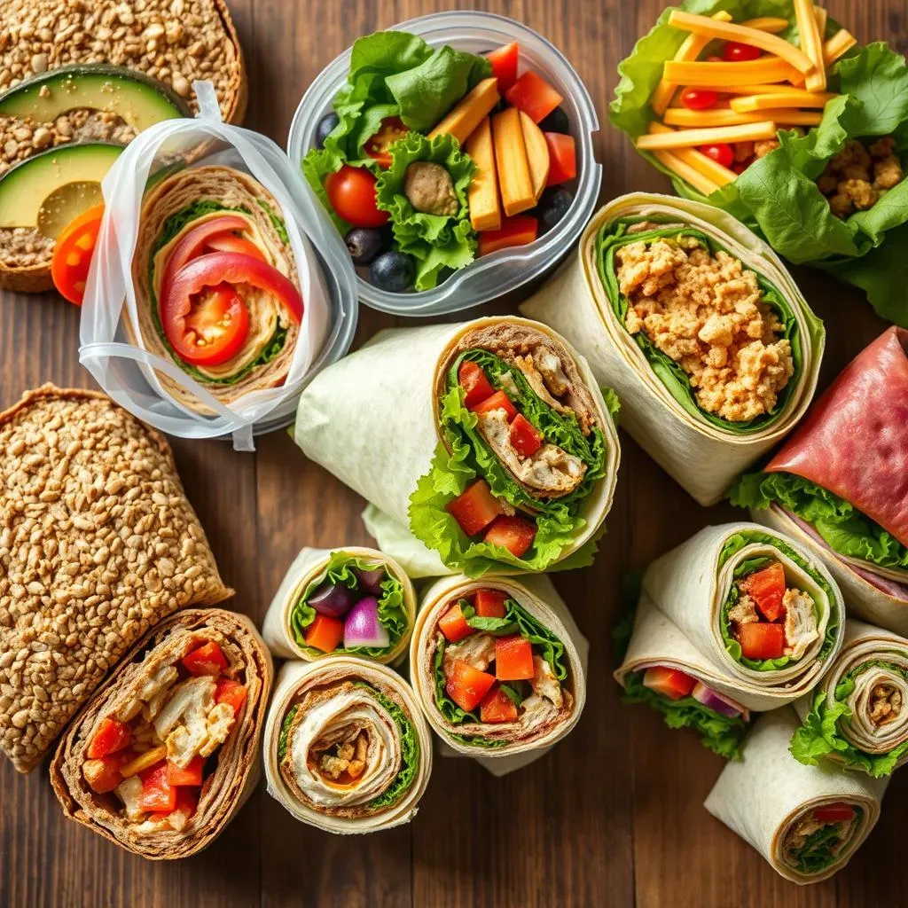 Packable Power: Healthy Sandwiches, Wraps & Rolls for Meal Prep