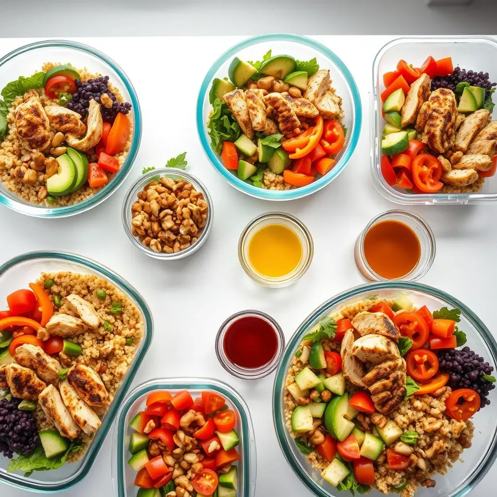 Quick & Easy Healthy Meal Prep Lunch Ideas: Salads & Bowls