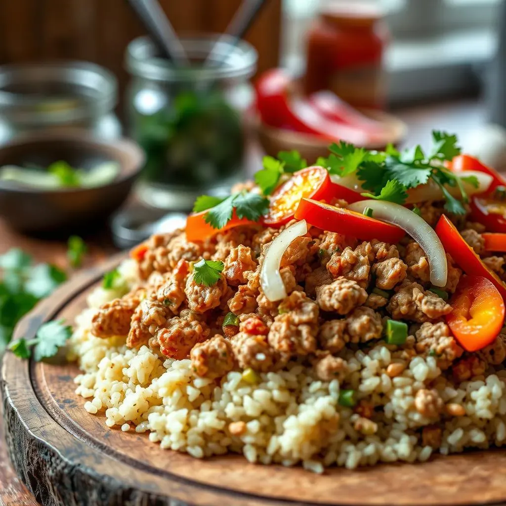 Serving and Customizing Your Ground Chicken Meal Prep