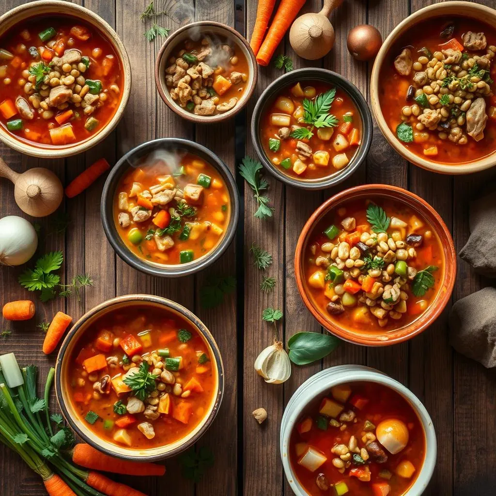 Soup's On: Easy and Healthy Meal Prep Soups and Stews