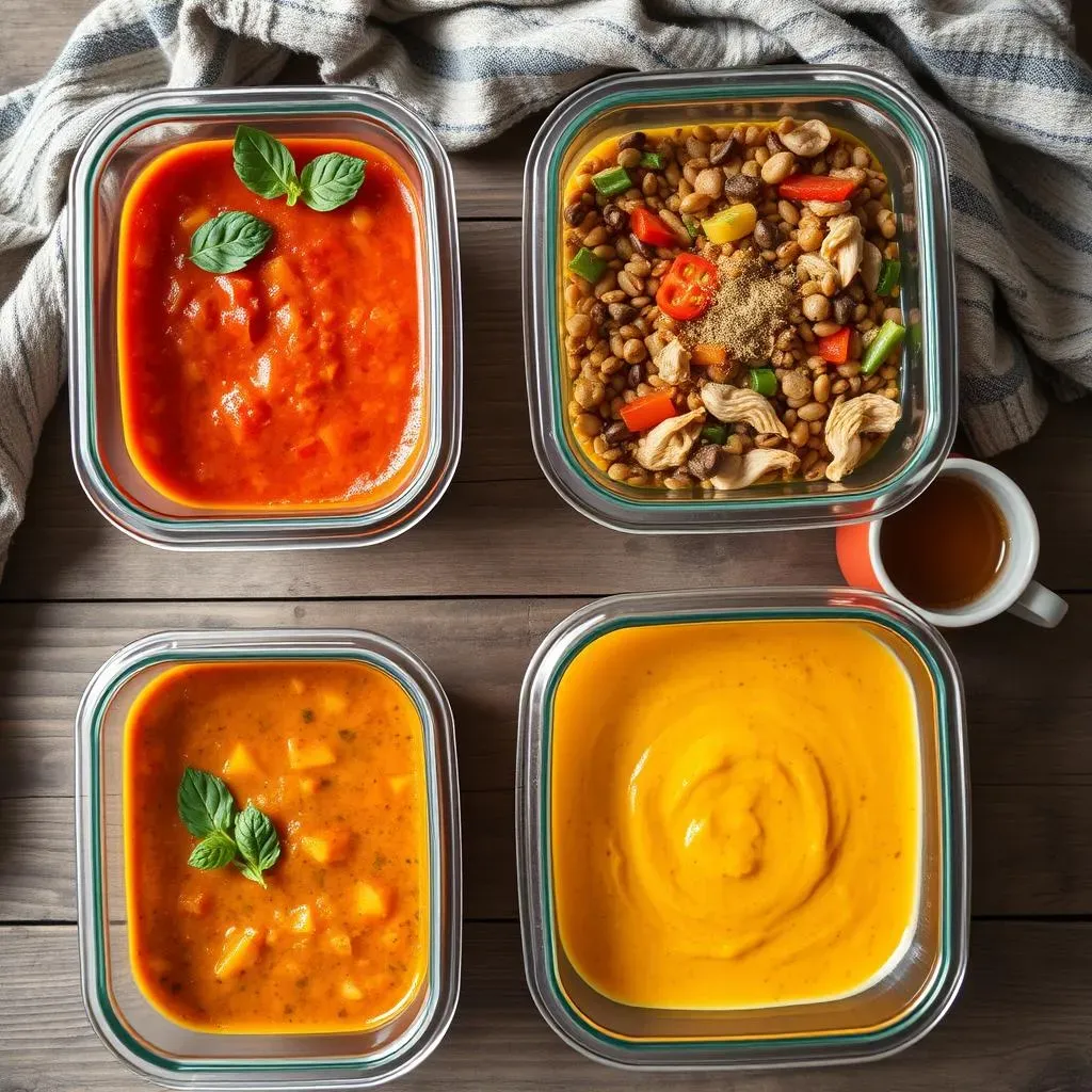 Soup's On: Effortless & Healthy Meal Prep Lunch Ideas for Chilly Days