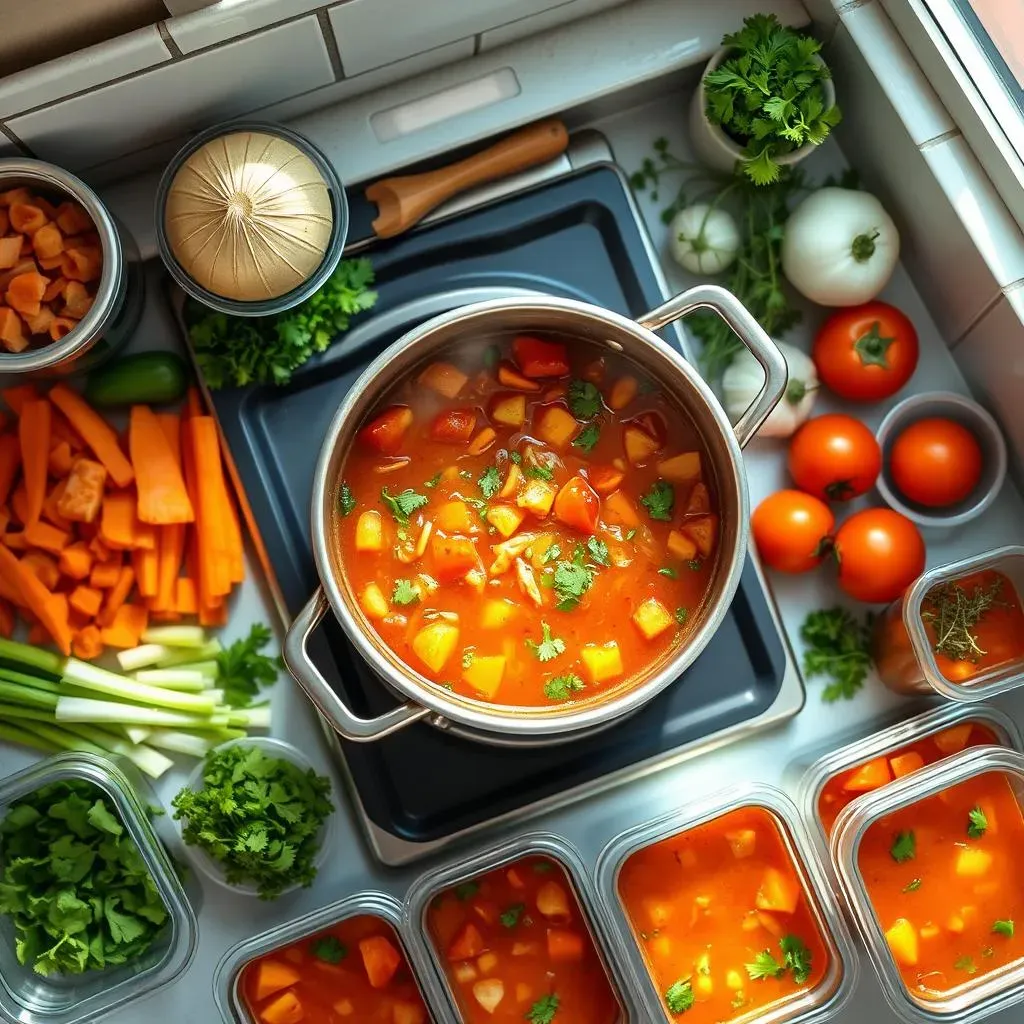 Soup's On: Hearty and Healthy Soups and Stews for Meal Prepping
