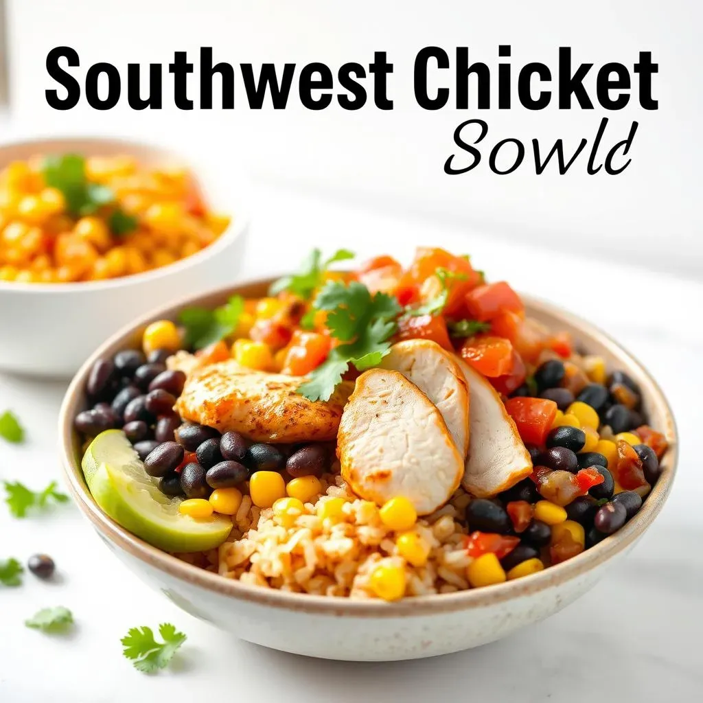 Southwest Chicken Burrito Bowls Meal Prep 