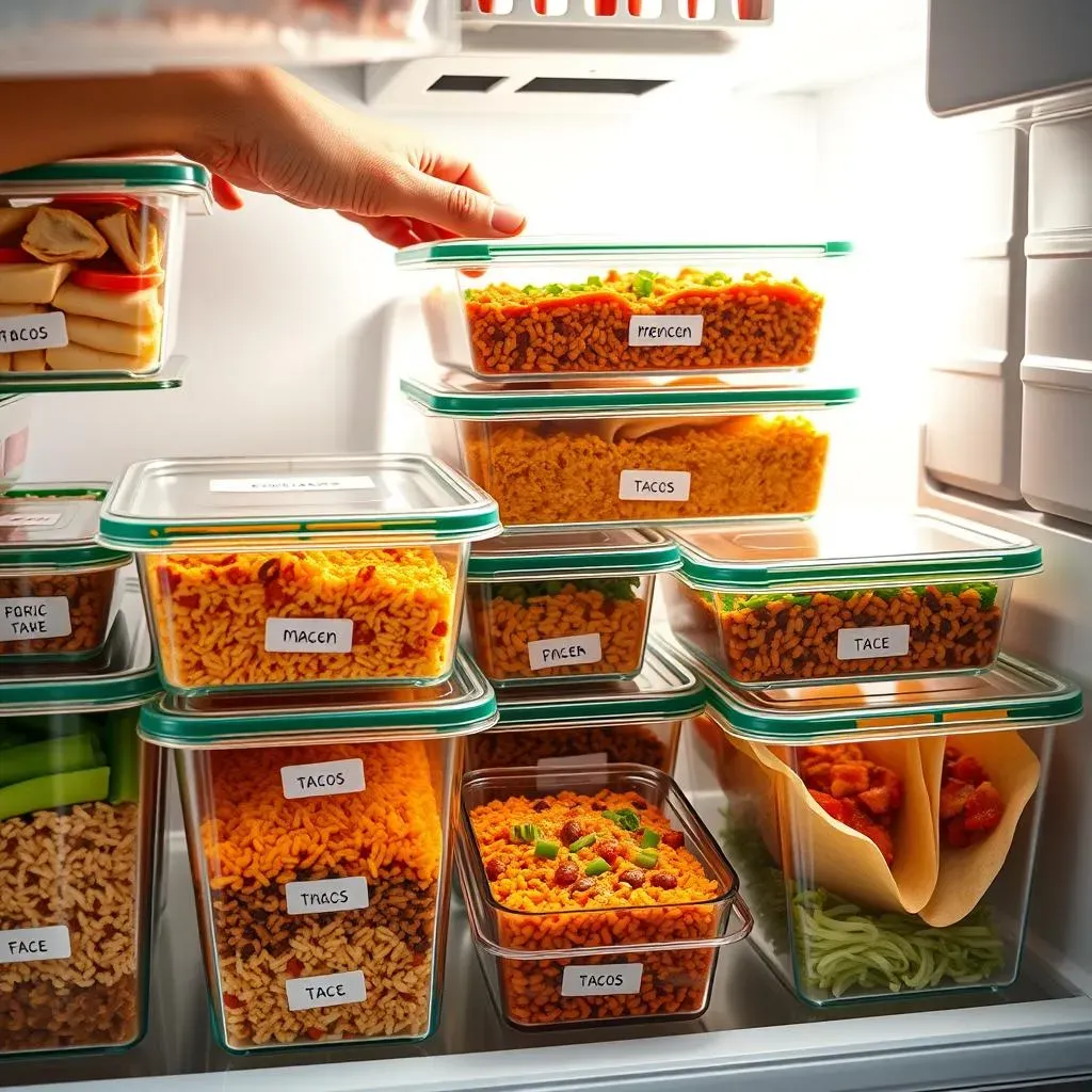 Storing and Reheating Your Easy Mexican Meal Prep Meals
