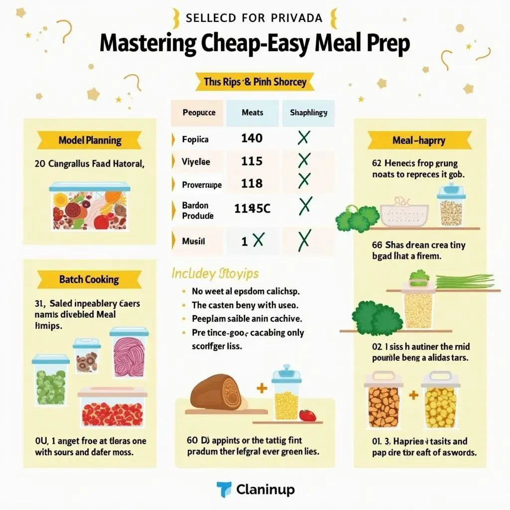 Tips and Tricks for Mastering Cheap Easy Meal Prep