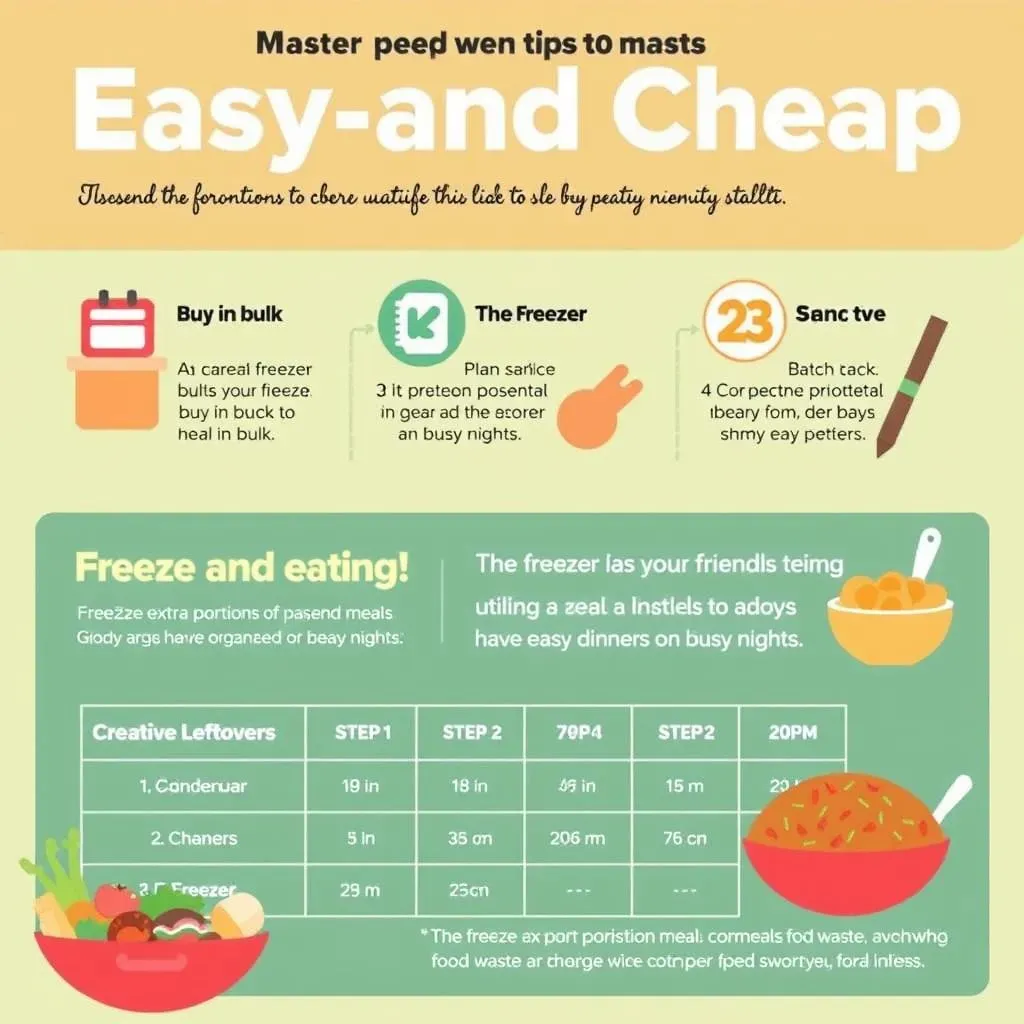 Tips and Tricks for Mastering Easy Cheap Meal Prep