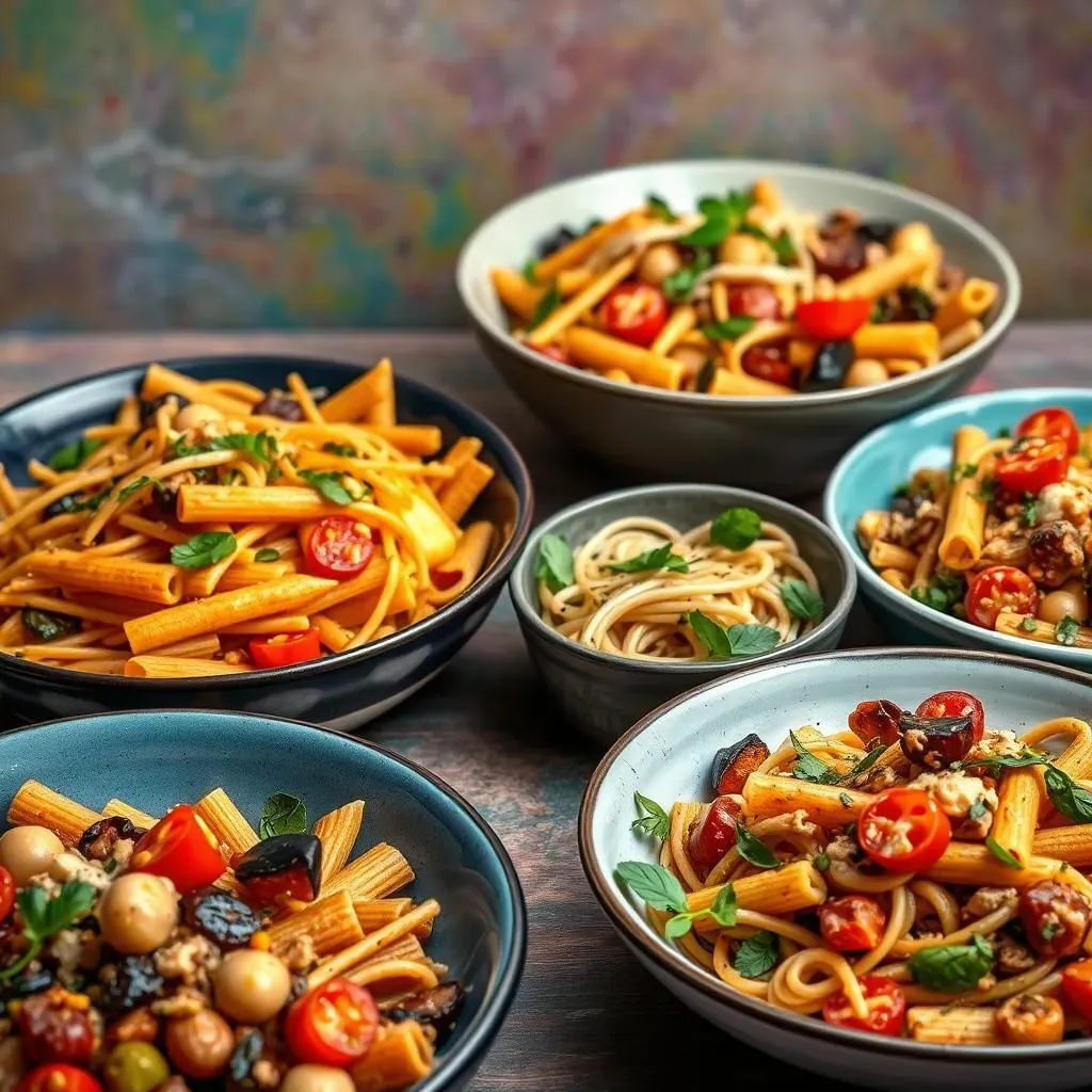 Vegetarian and Vegan Pasta Meal Prep Options