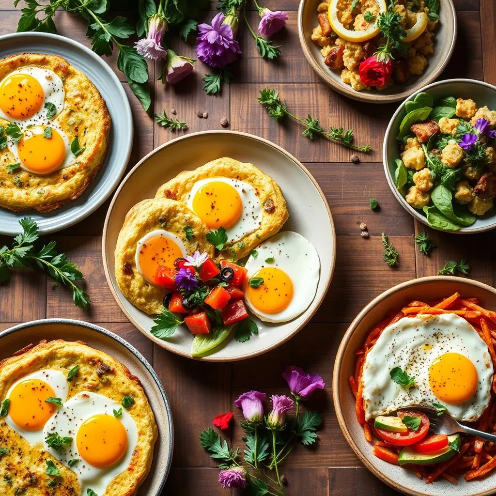 Vegetarian Lunch Meal Prep Ideas with Eggs