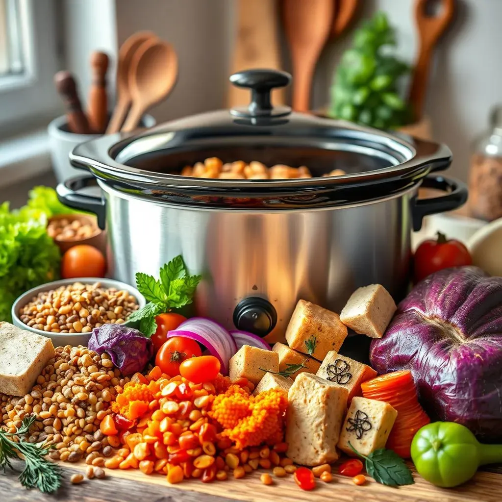 Vegetarian & Vegan Crockpot Creations: PlantBased Protein Power