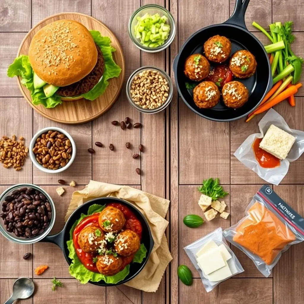 Veggie Burgers, Patties, and Meatballs: FreezerFriendly Protein